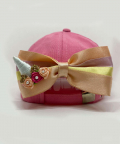 Pink Unicorn Bow Cap