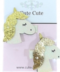 Unicorn Sequin Clip- Pack Of 2 