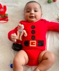 Red Santa Onesie