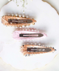 Set of 3 Gravel Gem Clip 