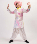 Multi Tie-Dye Printed Kurta Set