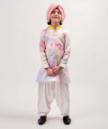 Multi Tie-Dye Printed Kurta Set