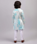 Blue Tie-Dye Kurta Set