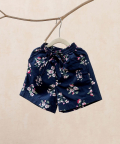Blue Floral Shorts