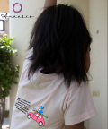 Cars With Animals T-Shirt,Light Pink