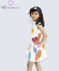Dreamcatcher Dress Hearts White