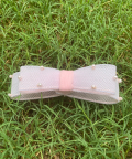 Pink Bow Hair Clip
