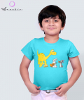 Dinosaur Musical T-Shirt,Light Blue