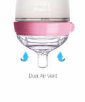 Comotomo Silicone Feeding Bottle 250ml, Pink