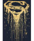 Superman Foil Logo Tee