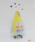 Multi Color Net Layers Gown