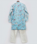 Blue Kotta Cotton Kurta With Pant