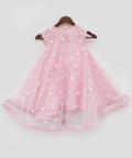 Pink Star Net High Low Dress