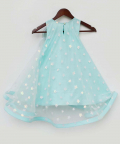 Blue Star Net High Low Dress