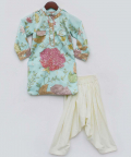 Acqua Embroidery Kurta With Off White Salwar