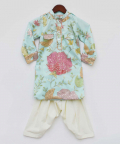 Acqua Embroidery Kurta With Off White Salwar