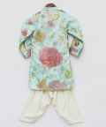 Acqua Embroidery Kurta With Off White Salwar
