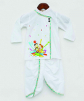 White Kurta And Dhoti