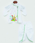 White Kurta And Dhoti