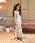 Fawn Sequins Embroidery Gown And Velvet Jacket