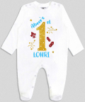 First Lohri Glittery Romper