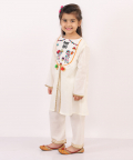 Happy Holi Yoke Embroidered Kurta Pyjama