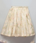 Pastel Frill Blouse With Parrot Print Lehnga