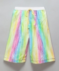 Happy Holi Kids Printed High Low Kurta Pyjama Set