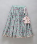 Green Lotus Print Lehnga Set