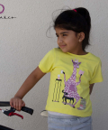 Giraffe T-Shirt,Yellow