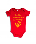 Hand Imprint Father&s Day Romper
