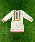 Colorful Border Kurti Set