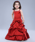 Diamond Embelished Partywear Hand Draped Gown