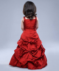 Diamond Embelished Partywear Hand Draped Gown