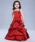 Diamond Embelished Partywear Hand Draped Gown
