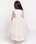 Blue Flower Embelished Gown
