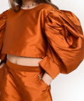 Jelly Jones Culotte & Top Set-Bronze Brown