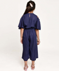 Jelly Jones Culotte With Cold Shoulder Top-Navy