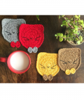 Kitty Coaster - Combo B - Set Of 4