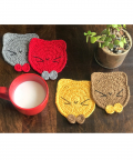 Kitty Coaster - Combo B - Set Of 4