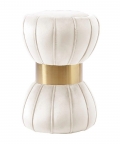 Hour Glass Pouf | Foot Rest Pouf