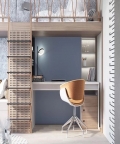Packer Brown Bunk Bed