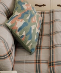 Boy Scout Grey Plaid Organic Bedsheet Set Double Flat Sheet