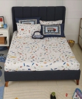 Wheels In The City Flat Sheet Super King Flat Sheet