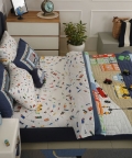 Wheels In The City Flat Sheet Super King Flat Sheet