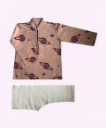 Block Printed Solar Theme Kurta Set