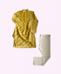 Tie-dye Draped Kurta 