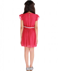 Silver Foil Print Dress