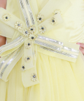 Yellow Feather Gown