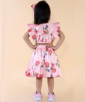 Floral Print Top And Skirt